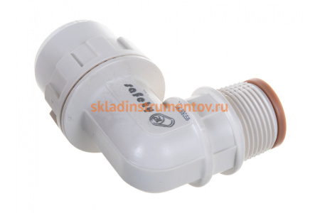 Муфта соединительная угловая "ШиреФит" (32 мм; 1") для трубопровода Зубр 51465-32-1