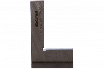 Поверочный угольник Micron УШ 75х50 кл.1 МИК 130170