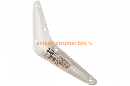 Уголок-кронштейн STAYER MASTER 100х75 мм, белый 37400-1