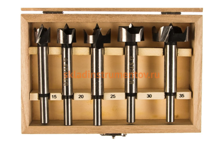 Набор свёрл Форстнера по дереву (15-35 мм) 5 шт. "MASTER" Stayer 29985-H5