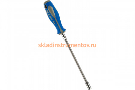 Гибкая торцевая отвертка для хомутов 7мм, 300мм, KING TONY 1453-07