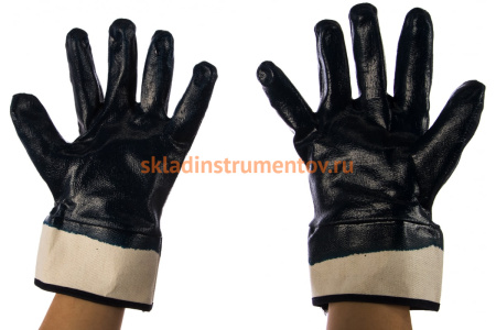 Перчатки "МАСТЕР" рабочие с нитриловым покрытием (р. L ) Зубр 11270-L