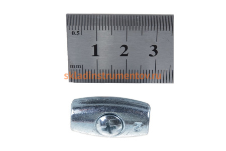 Зажим троса "Бочонок" 30 шт. (2 мм; ТФ5) Зубр 4-304455-02 Зажим троса "Бочонок" 30 шт. (2 мм; ТФ5) Зубр 4-304455-02