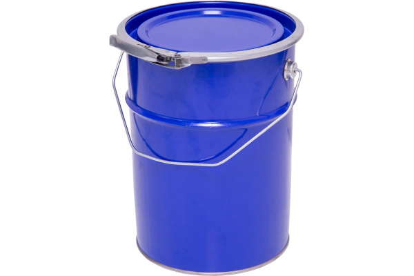 Металлическое ведро ТАРА 5л, синий, крышка-обруч 17685