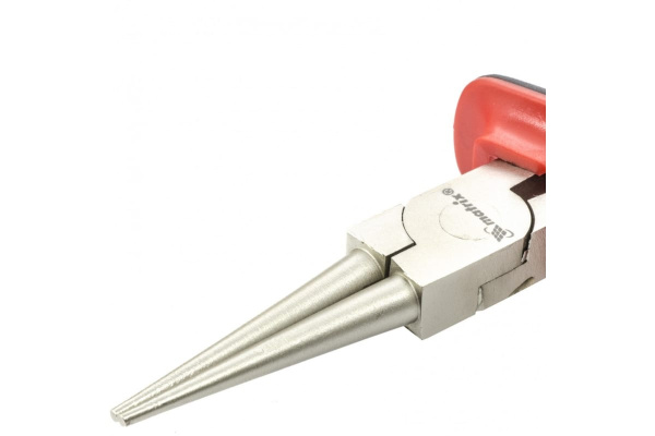 Круглогубцы 160мм, никелированные, двухкомпонентные рукоятки MATRIX NICKEL 17355