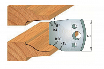 Комплект из 2-х ножей SP (40x4 мм) CMT 690.100