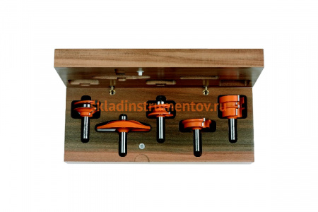 Комплект фрез концевых (5 шт; хвостовик 12 мм; B) CMT 900.510.11