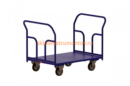 Тележка RUSKLAD платформенная с двумя ручками ТПД 10 (800x1800) d200мм