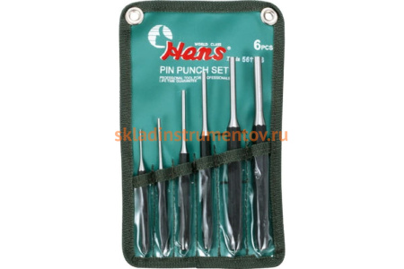 Набор выколоток 6шт Hans 56110-6
