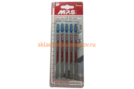 Пилки HSS (132х110х2 мм; 5 шт.) для металла, пластика, сэндвич панелей MPS 3115