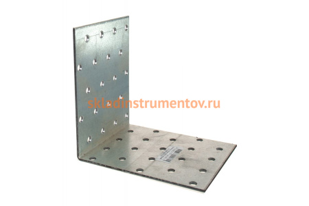 Крепежный равносторонний уголок ЗУБР УКР-2.0 80х100х100 х 2мм 310206-080-100