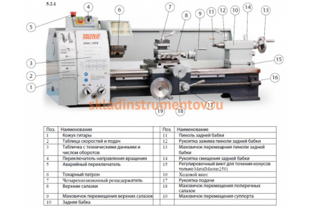 Токарный станок METALMASTER MML 280x700 00000015255