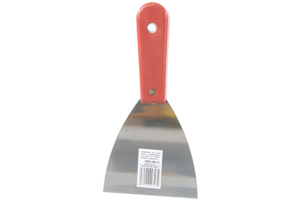Шпатель с пластмассовой ручкой, 100мм STAYER 1003-100