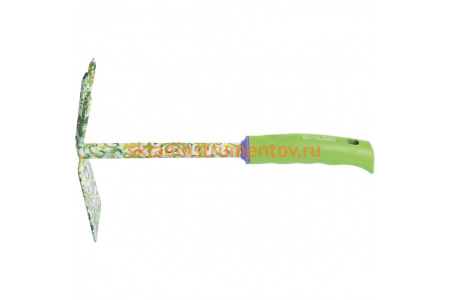 Мотыжка PALISAD комбинированная "трапеция и 3 зуба", пластиковая рукоятка 62041