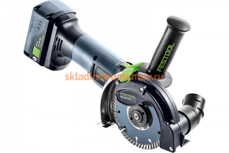 Аккумуляторная углошлифовальная машинка FESTOOL DSC-AGC 18-125 FH Li 5,2 EBI-Plus 575346