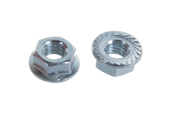 Гайка DIN 6923 с фланцем ЗУБР, M6, 14 шт, кл. пр. 8, оцинкованная, 303636-06