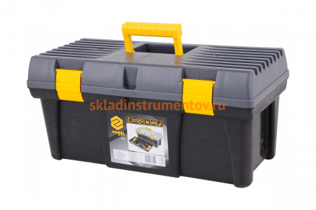 Пластмассовый ящик для инструмента 20 VOREL 525х256х246мм 78802