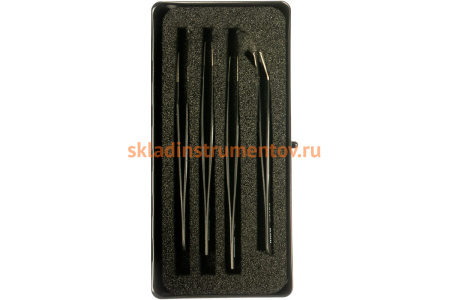 Набор пинцетов SMD Professional ESD, 4 предмета Wiha 32349