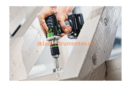 Аккумуляторная дрель-шуруповёрт FESTOOL DRC 18/4 Li 5.2-Plus-SCA 574916