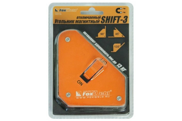 Отключаемый магнитный угольник Foxweld SHIFT-3 до 13кг 5387