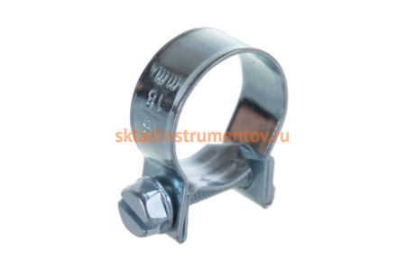 Металлические хомуты СИБРТЕХ, MINI 16-18мм, ширина 9мм, винтовой, W1, 2шт 47506