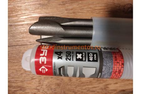 Набор зубил МАСТЕР для перфораторов SDS-Plus (4 шт.) Зубр 29230-H4