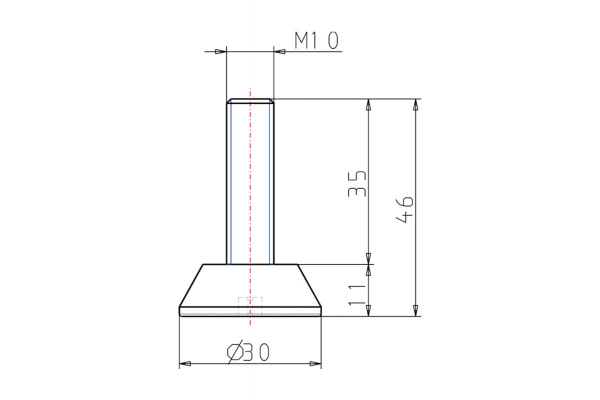 Опора KIPP K0674.3010X035