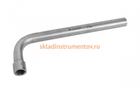 Баллонный Г-образный ключ 19мм ЗУБР МАСТЕР 27533-19