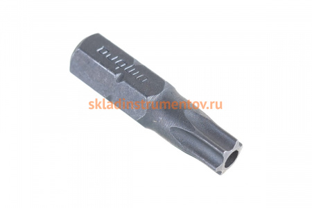 Вставка-бита 1/4"DR T-TORX, T30H, 25 мм Ombra 514830