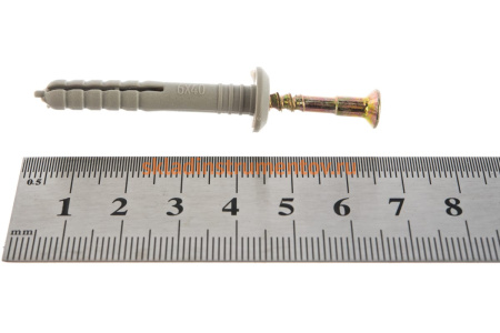 Дюбель-гвоздь полипропиленовый с грибовидным бортиком 1700 шт. (6х40 мм; ТФ0) Зубр 4-301350-06-040