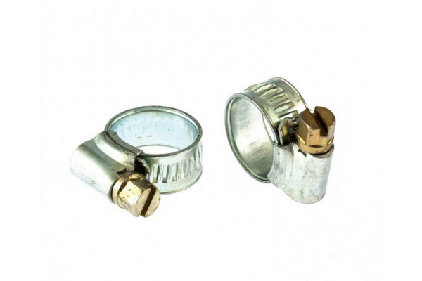 Металлические червячные хомуты СИБРТЕХ 10-16мм, ширина 10мм, английский тип, W1, 2шт 47664