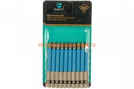 Бита PHILLIPS PH2, 1/4", 10 шт. AIST 1137002P10 00-00004652