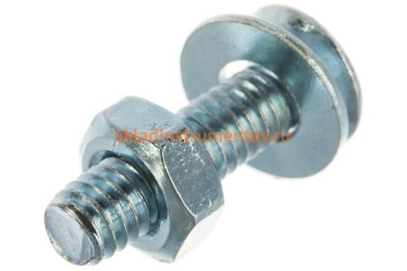 Винт ЗУБР DIN965 в комплекте с гайкой DIN934 M4 x 16 мм, 30 шт, 303456-04-016