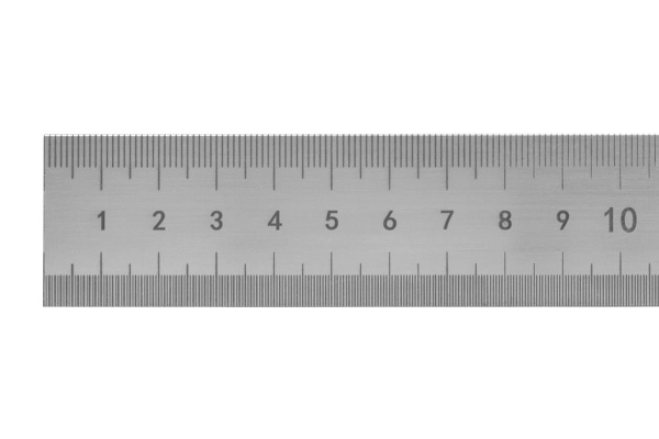 Стальная линейка Kinex 500х25х1.0мм, BlackCoat, Класс 1 1023-25-050