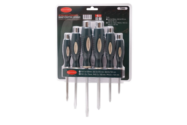 Набор силовых отверток ROCKFORCE 6 предметов RF-7006