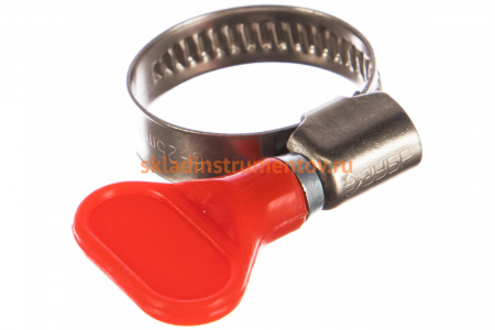 Хомуты Зубр ЭКСПЕРТ "Бабочка" нерж. сталь, накатная лента 9 мм, 16-25 мм, 2 шт. 37835-16-25