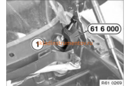 Съемник рычагов стеклоочистителя AIST BMW 61 6 000 67113010 00-00012502