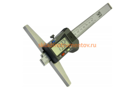 Штангенглубиномер (200 мм, 0.01 мм, электронный с толщиномером) ЧИЗ 148163