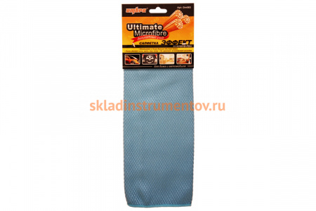 Салфетка из микрофибры для стекла Эффект (35х35 см) OMBRA OM083