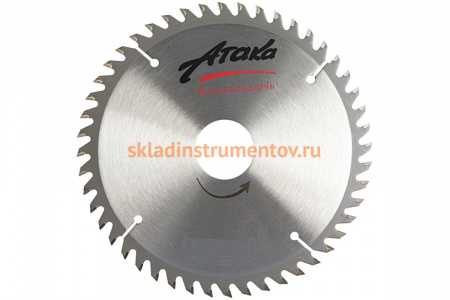 Диск пильный по ламинату и дсп (350х50 мм; 100T; б/рез) АТАКА 8078140