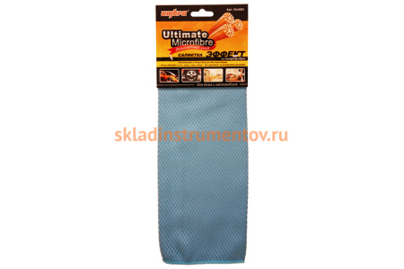 Салфетка из микрофибры для стекла Эффект (35х35 см) OMBRA OM083