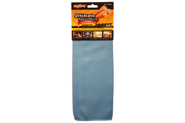 Салфетка из микрофибры для стекла Эффект (35х35 см) OMBRA OM083