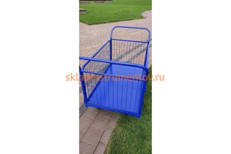 Тележка RUSKLAD платформенная с сетчатыми бортами  ТС 5 (700x1200) d160мм Тележка RUSKLAD платформенная с сетчатыми бортами  ТС 5 (700x1200) d160мм
