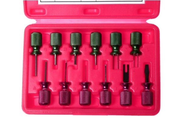 Набор инструментов для ремонта автоэлектропроводки (12 предметов в кейсе) JTC 1529