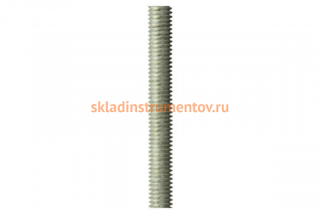 Шпилька резьбовая DIN 975 оцинкованная (М20х2000 мм; ТФ0) Зубр 4-303350-20-2000