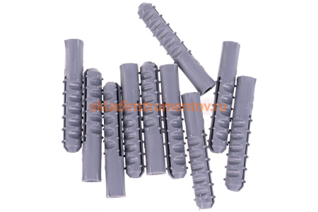 Дюбель распорный "ЕЖИК" полипропиленовый 500 шт. (10х60 мм; ТФ0) ЗУБР 4-301060-10-060