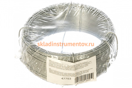 Стальная проволока СИБРТЕХ оцинкованная 1,2 мм, длина 50 м 47753