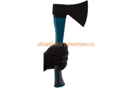 Топор кованый с фибергласовой ручкой РемоКолор 39-1-006