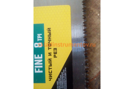 Ножовка для стусла c обушком пила Stayer "Fine" 300 мм, 8 TPI, прямой закаленный зуб, точный рез, 1536-30_z01