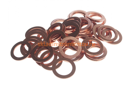 Медная шайба JTC 12.0х22.0х0.5, 25 шт. INF.29.1222-0.5